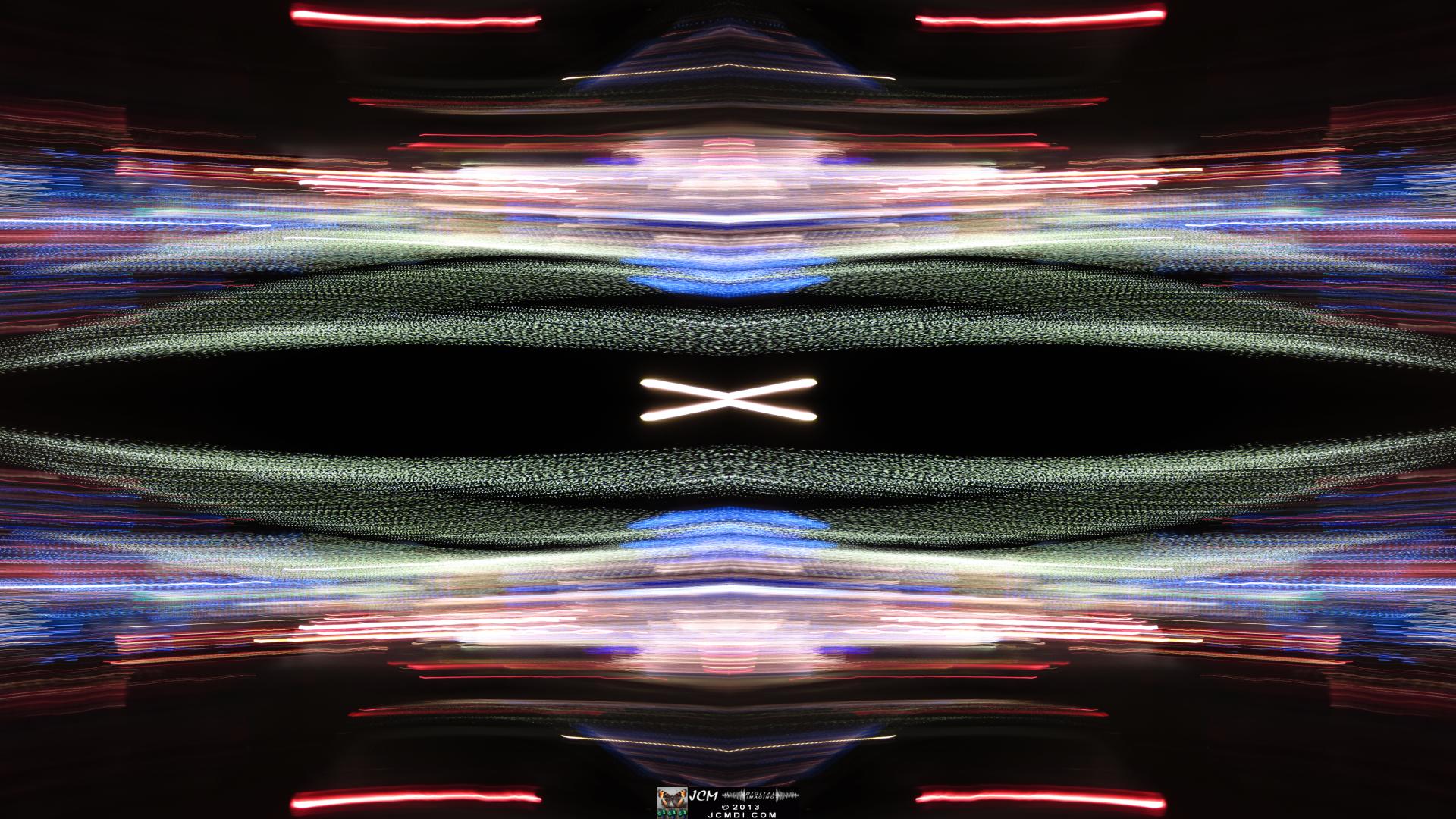 Wakefield Holiday Lightshow 2013 Quadroscopic long exposure artwork